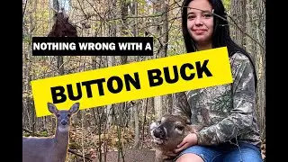 My Daughters First Button Buck Harvest - Whitetail Deer Season 2022