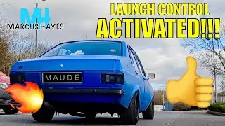 FORD ESCORT MK2 LAUNCH ACTIVATED!! 😃 *exhaust FLAMES!*🔥