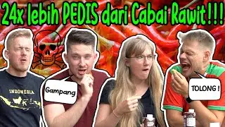 LOMBA MAKAN PEDAS!!! 99% orang Indonesia pasti tidak tahan?! Scoville Challenge #WhitePapuans