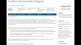 2022 Creative Communities Program grantee Q and A