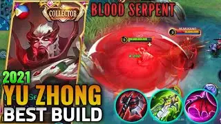 The Deadly Red Dragon | Yu Zhong Best Build 2021 | Top 1 Global Yu Zhong Build for 2021 - MLBB