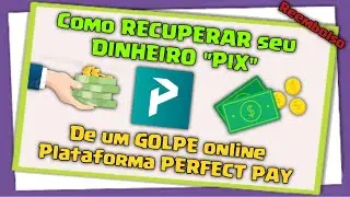 Como RECUPERAR seu DINHEIRO "PIX" de um GOLPE online Plataforma PERFECT PAY (Reembolso) #1