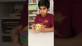 Shiva Independently Learned How To Solve A Rubik’s Cube #indianmominusa #youtubeshorts  #rubik’scube