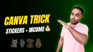 How to Make WhatsApp Stickers in Canva | Create & Sell Stickers Online to Earn Money