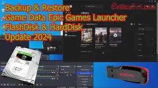 Tutorial Backup & Restore data Game Epic Games Launcher