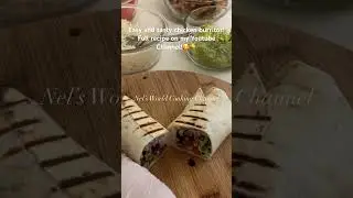 The only chicken burritos recipe you’ll ever need 🥰 #shorts #youtubeshorts #burrito #cooking