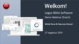 Webinar Logos Bible Software Nederlands / Dutch