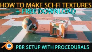 How to make sci-fi textures in Blender + free download