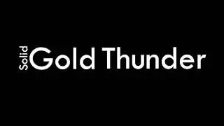 Solid Gold Thunder - Black Velvetine