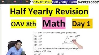 3. Understanding Quadrilaterals Practice Day 1 | OAV 8th Math 2024