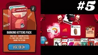 Exploding Kittens (Barking Kittens Pack) Part 5 - Gameplay No Commentary - Single Player
