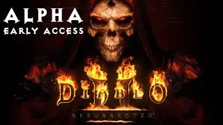Diablo 2 - Resurrected Act 1 - Sorceress Gameplay 