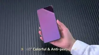 New product gradient color privacy screen protector.#iPhone16 #Samsung S24