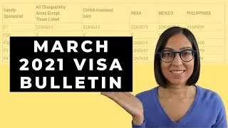 Visa Bulletin March 2021 | Visa Bulletin Update (Why so late?!)