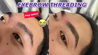 GANITO PALA KASAKIT MAGPA “THREAD” NG KILAY! 1ST TIME KO😂 (NAMAGA SIYA😭)
