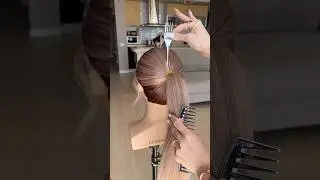 Быстрая и красивая прическа 😌 