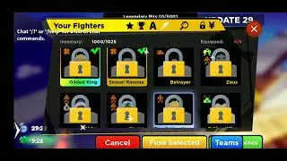 Nova atualização do anime fighters simulator