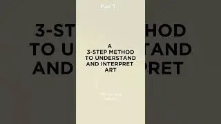 How to interpret art. Part 1. 