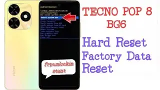 TECNO POP8 BG6 Hard Reset, Réinitialiser SCHEMA