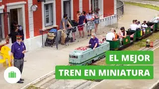 Tren en Miniatura con niños cerca de Barcelona (Sabadell)