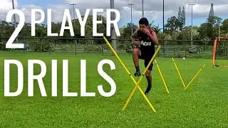 SOCCER SHOOTING DRILLS FOR 2 PLAYERS (2020)