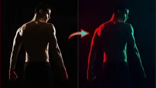 Portrait Dual Lighting Effect In Photoshop 