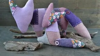 Лоскутная игрушка Лиса