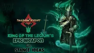 KING OF THE LEGION's NEW EPIC WEAPON🗡️ AND STANCE IDEAS 🤺 | Faltu Gamer #shadowfightarena