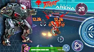 Mech Arena's Juggernaut + Disc Launcher 12 ✨|Battle Demo Tutorial
