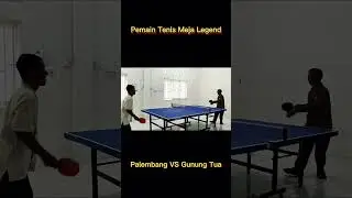 Pemain tenis meja legendaris gunung tua vs palembang #shorts #short #tenismeja #tenis #pingpong