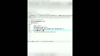Write a program to find factorial of a number in c language 