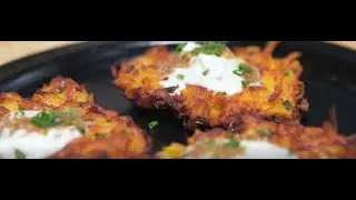 Carrot Pancakes with Cakebread Chardonnay