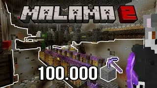 Я Выкопал 100.000 БЛОКОВ под базой на Приватном Сервере | Малама 2