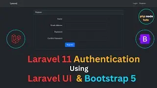 🤨Laravel 11 Authentication using Laravel UI and Bootstrap | Laravel 11 Autentication|Laravel 11 Auth