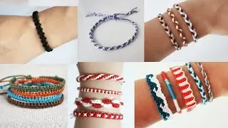 10 Easy Friendship Bracelet Ideas | How to Make Thread Bracelet