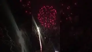 Праздничный салют в Витебске на День Победы. 