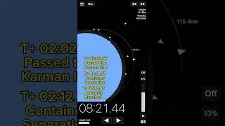 Spaceflight Simulator Rocket Delivery to Australia (Real Time)