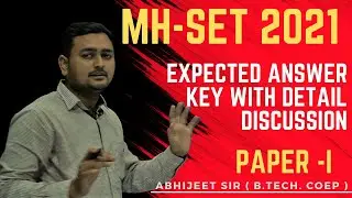 MH-SET 2021 |ANSWER KEY DISCUSSION |PAPER I| CAREER UP