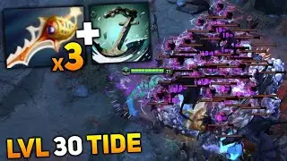 x3 Divine Rapier Tidehunter🔥🔥🔥One Shot 47 Kills Comeback | Dota 2 Gameplay