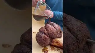 BEST STEAK  #thorshammer #steak #foodtok #tiktokfood #foodasmr #tiktokbbq #bbqtok #mashedpotatoes