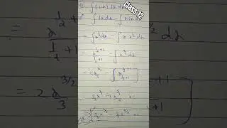 chapter 7 / INTEGRALS 😋 Exercise 71.■ question no. 14 # viral reels
