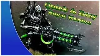 Warhammer 40k Imperium - How to Paint Royal Warden Szarekhan Dynasty - Quick & Easy - Quayin