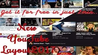 How to get YouTube 2017 Lay Out with Dark Mode[Official Video]