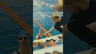 Katie Ledecky Answers #TinyMic Questions 10 Minutes Before Swim #shorts