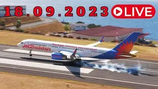 LIVE 2X Boeing 757 At Madeira Island Airport 18.09.2023