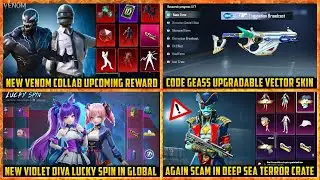 🔴 Venom Collab Rewards in BGMI | New Anime Collab with BGMI ( CODE GEASS ) | Upcoming Gun skins