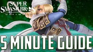 HOW TO USE SHEIK IN 5 MINUTES | SHEIK CHARACTER AND COMBO GUIDE | SUPER SMASH BROS ULTIMATE