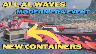 Update Day - Modern Era Event - New Campaign - ALL Azur Lane Waves - World of Warships Legends