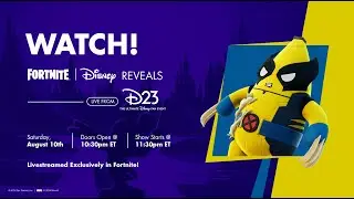 Fortnite 5:3 Disney Live from D23 Horizons