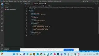 Création du fichier docker-compose.yml pour installer Drupal 9 en local